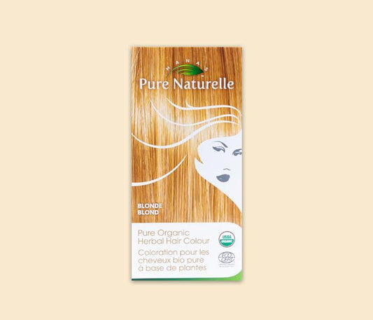 BLONDE - Pure Organic Manas PURE NATURELLE Herbal Hair Colour - USDA Approved, Certified Organic By ECOCERT SA