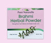 Accelerates hair growth, reduces hair fall, strengthens hair follicles... Manas Pure Naturelle  100% Natural Brahmi* Herbal Powder for all hair types (4 Weekly Single Use Pouches)