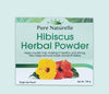 Fights dandruff, reduces hair loss, nourishes, strengthens hair... Manas Pure Naturelle  100% Natural Hibiscus Herbal Powder for all hair types (4 Weekly Single Use Pouches)