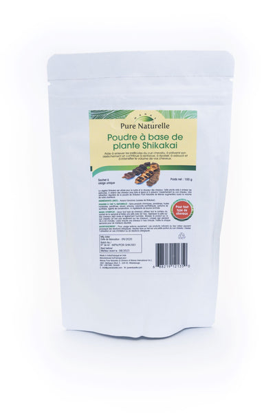 Fights dandruff, prevents dry scalp, trengthens, thickens, softens hair... Manas Pure Naturelle  100% Natural Shikakai Herbal Powder for all hair types (4 Weekly Single Use Pouches)