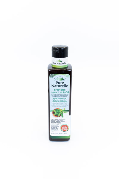 For hair-regrowth,  prevents hair-loss, premature greying and strengthening roots... Manas Pure Naturelle  Bhringraj* 100% Natural Herbal Hair Oil for all hair types