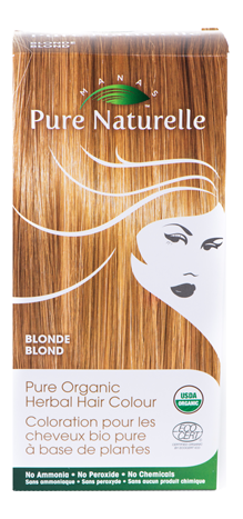 BLONDE - Pure Organic Manas PURE NATURELLE Herbal Hair Colour - USDA Approved, Certified Organic By ECOCERT SA