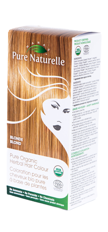 BLONDE - Pure Organic Manas PURE NATURELLE Herbal Hair Colour - USDA Approved, Certified Organic By ECOCERT SA