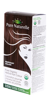 MAHOGANY - Pure Organic Manas PURE NATURELLE Herbal Hair Colour - USDA Approved, Certified Organic By ECOCERT SA